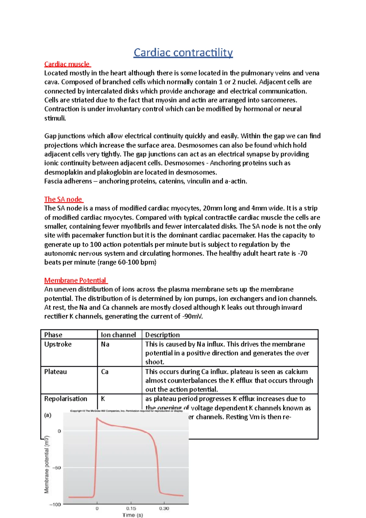 8 Cardiac action potential 2 – the pacemaker cell - Cardiac action ...