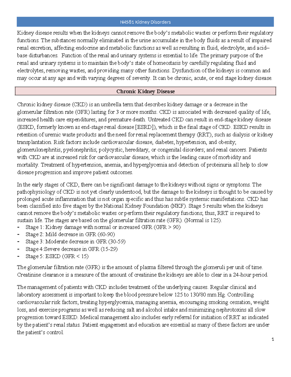 Kidney Disorders - Tagged - Kidney Disease Results When The Kidneys 