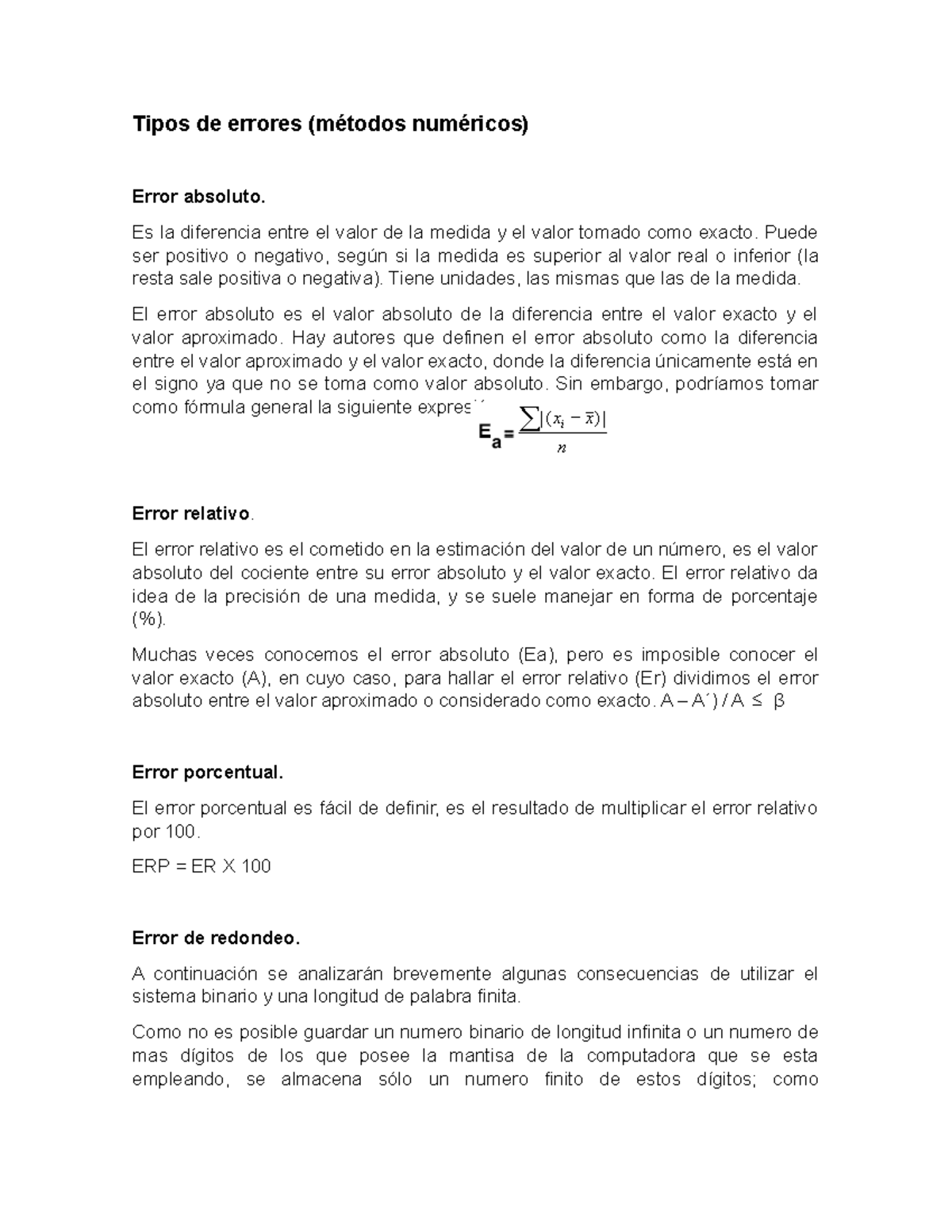 DE LOS Santos Lupian Jaziel Tipos de errores - Tipos de errores ...