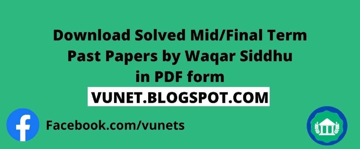 cs504 final term papers by waqar siddhu