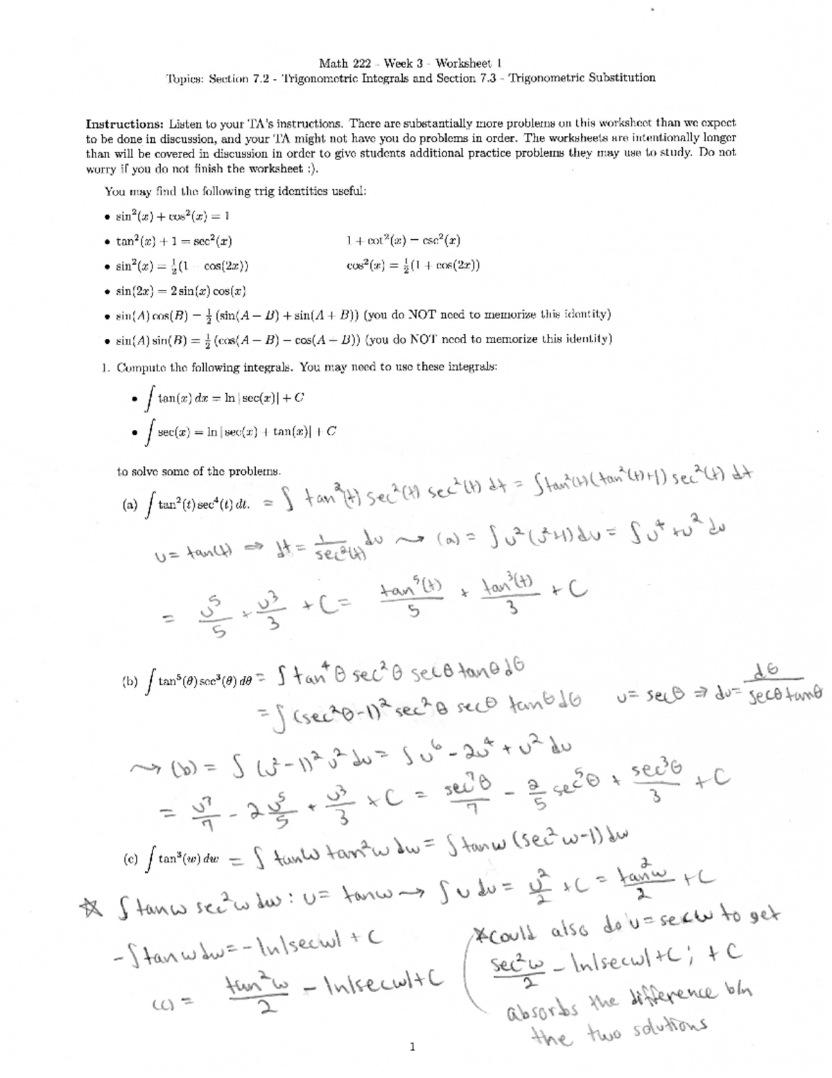 222-Wk3.1-Sec7.2 and 7.3 Solutions - MATH 222 - Studocu