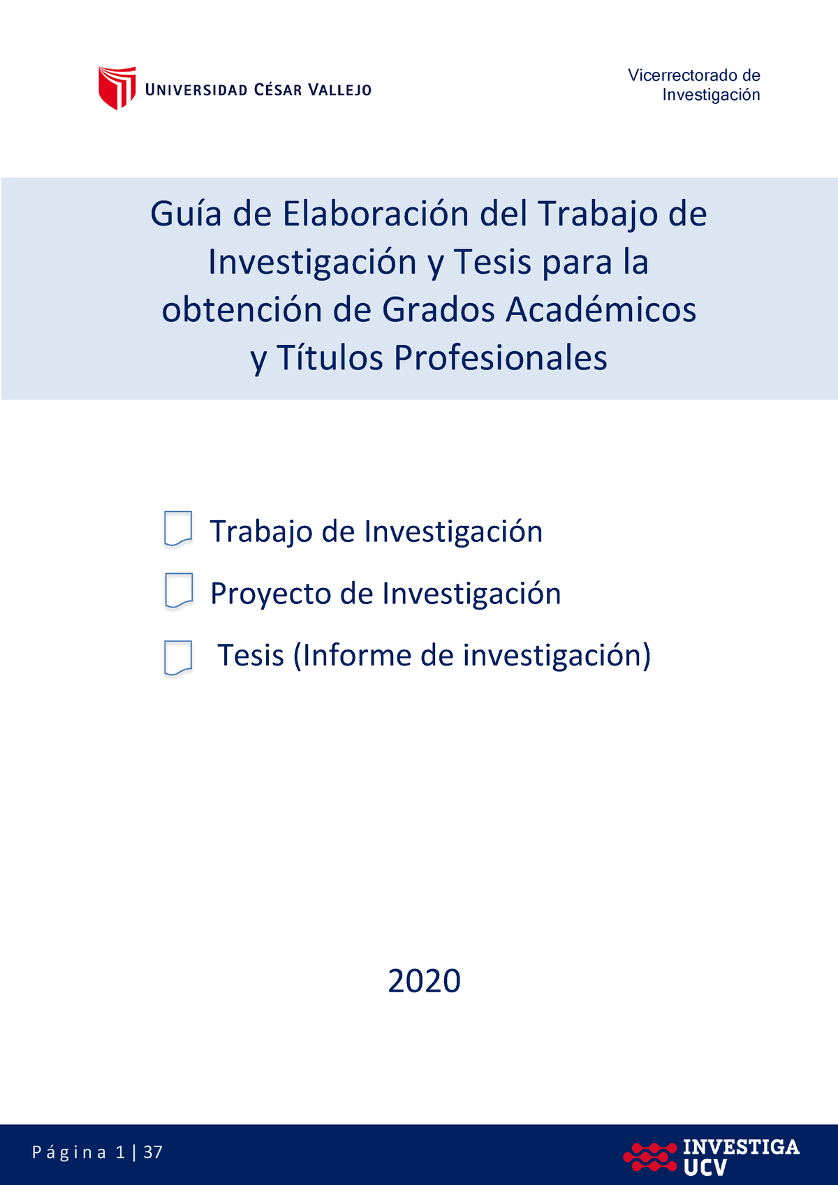 Guía De Elaboración De Proyecto De Investigación - Investigación Guía ...