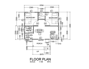ELEC1 - Sample of an electrical plan - 31 M 12 M 18 M 2 M oven ...