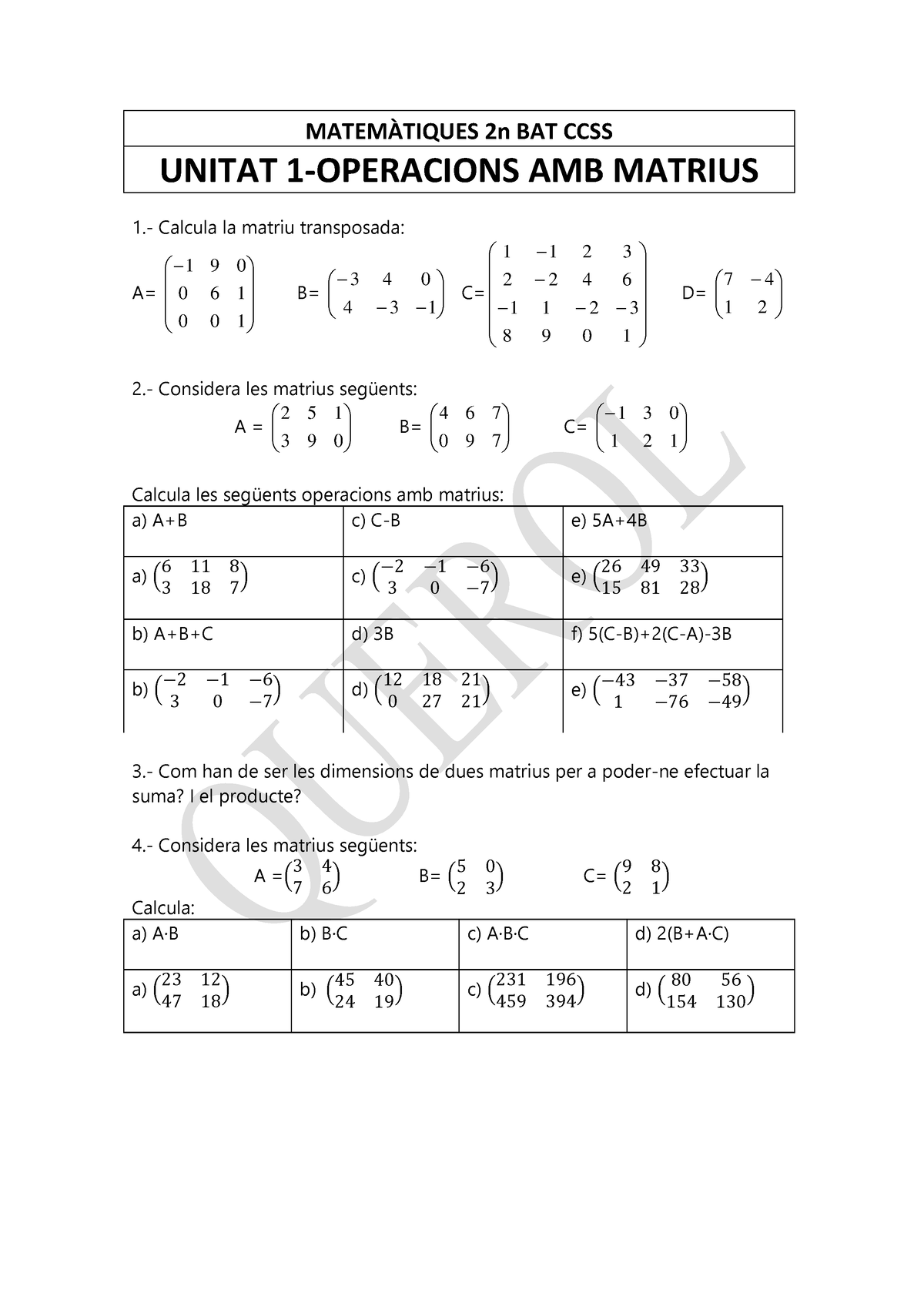 1 - Klklklklk - MATEM¿TIQUES 2n BAT CCSS UNITAT 1-OPERACIONS AMB ...