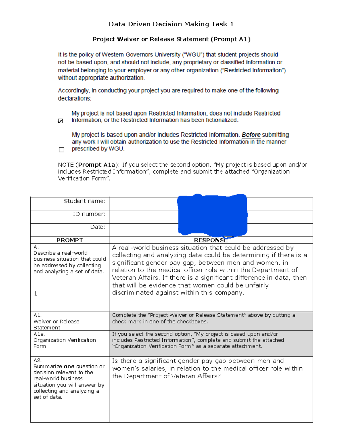 Task 1 C207- Revised - This Is Task 1 For C207, And I Passed On The ...