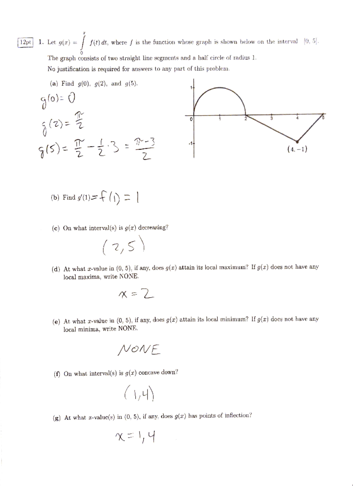 Exam 1 Answers Math 1042 Studocu Exam 1 Answers Math 1042 Studocu