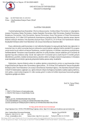 Orta Karadeniz Kariyer Fuarı OKAF 2023