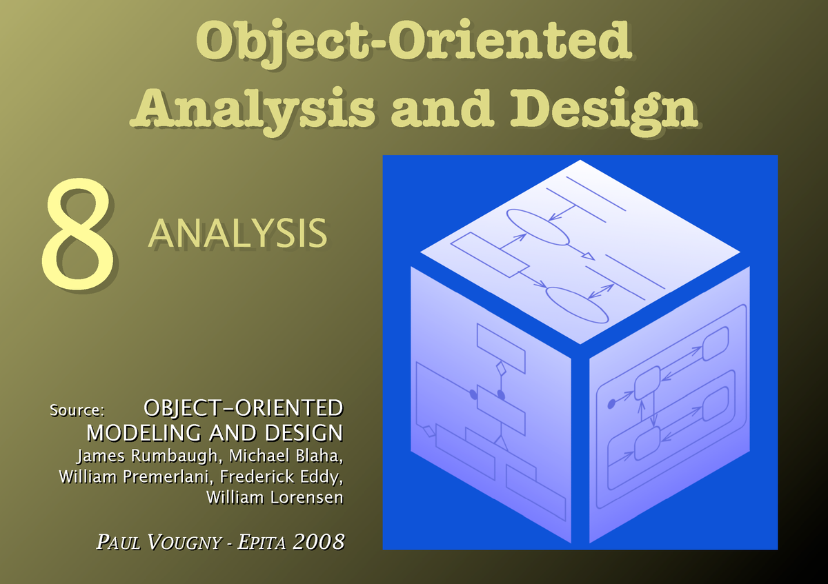 8-Analysis - 88 ANALYSISANALYSIS Object-Oriented Analysis And Design ...