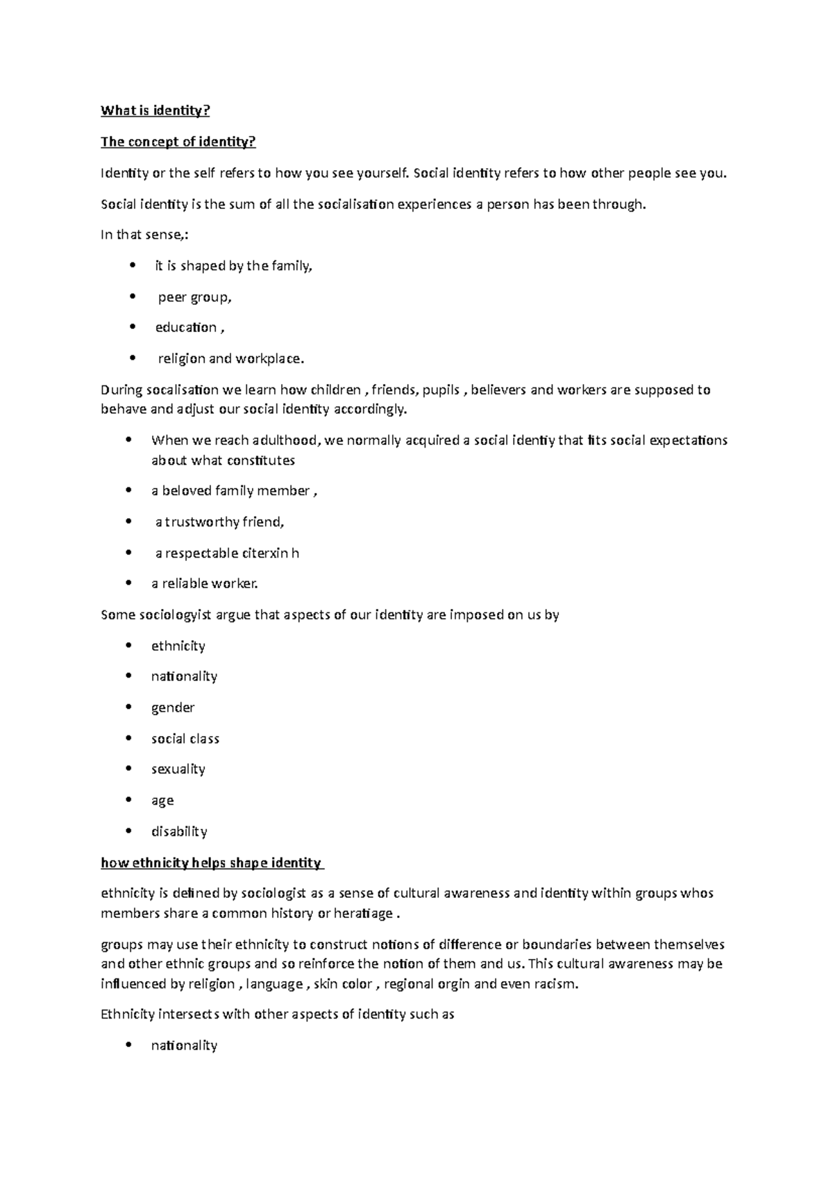 What is identity copy - here u go - What is identity? The concept of ...