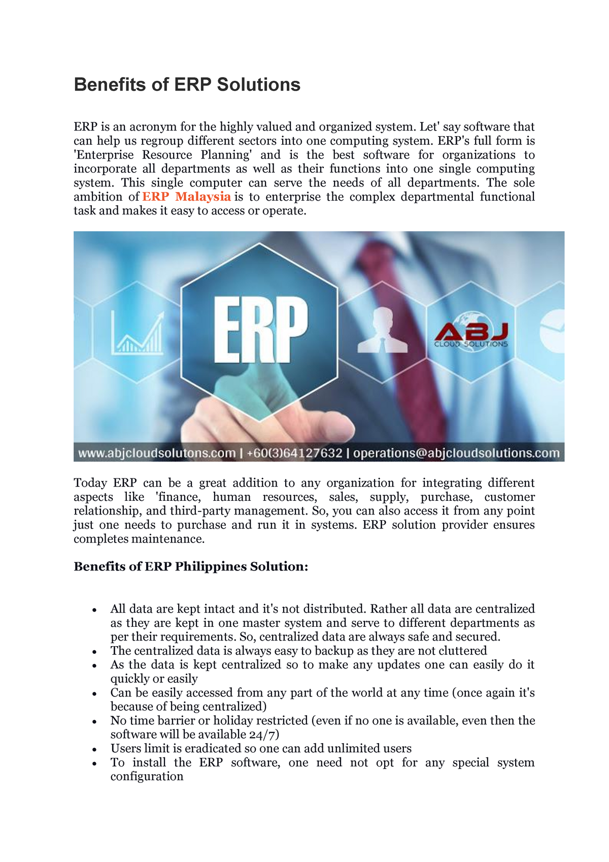 ERP Philippines - Warning: TT: undefined function: 32 Benefits of ERP ...