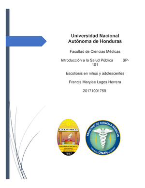 Escoliosis idiopática en niños y adolescentes (Idiopathic