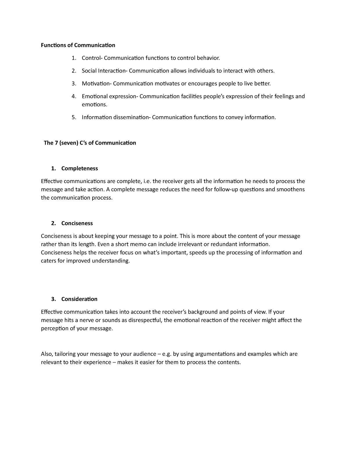 group-1-oral-com-functions-of-communication-control-communication