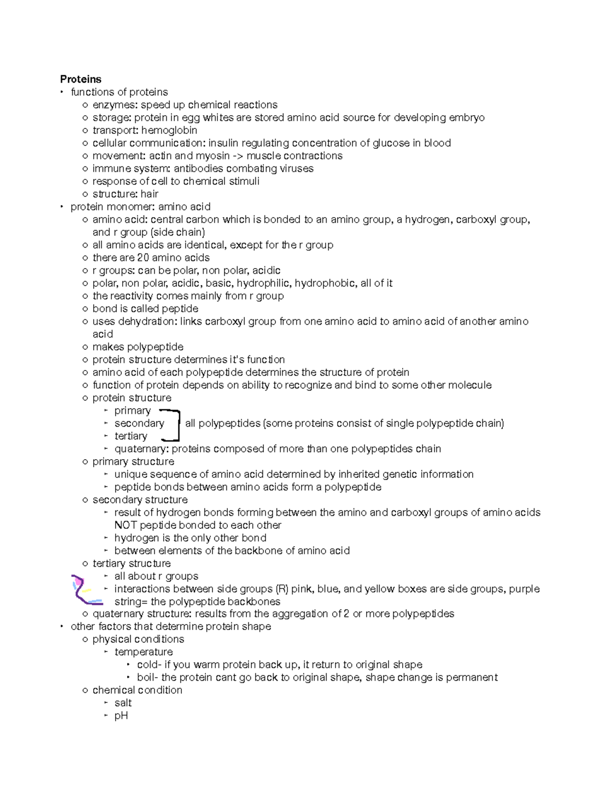 Ch 6 and 7 introductory biology course, professor janel zeman