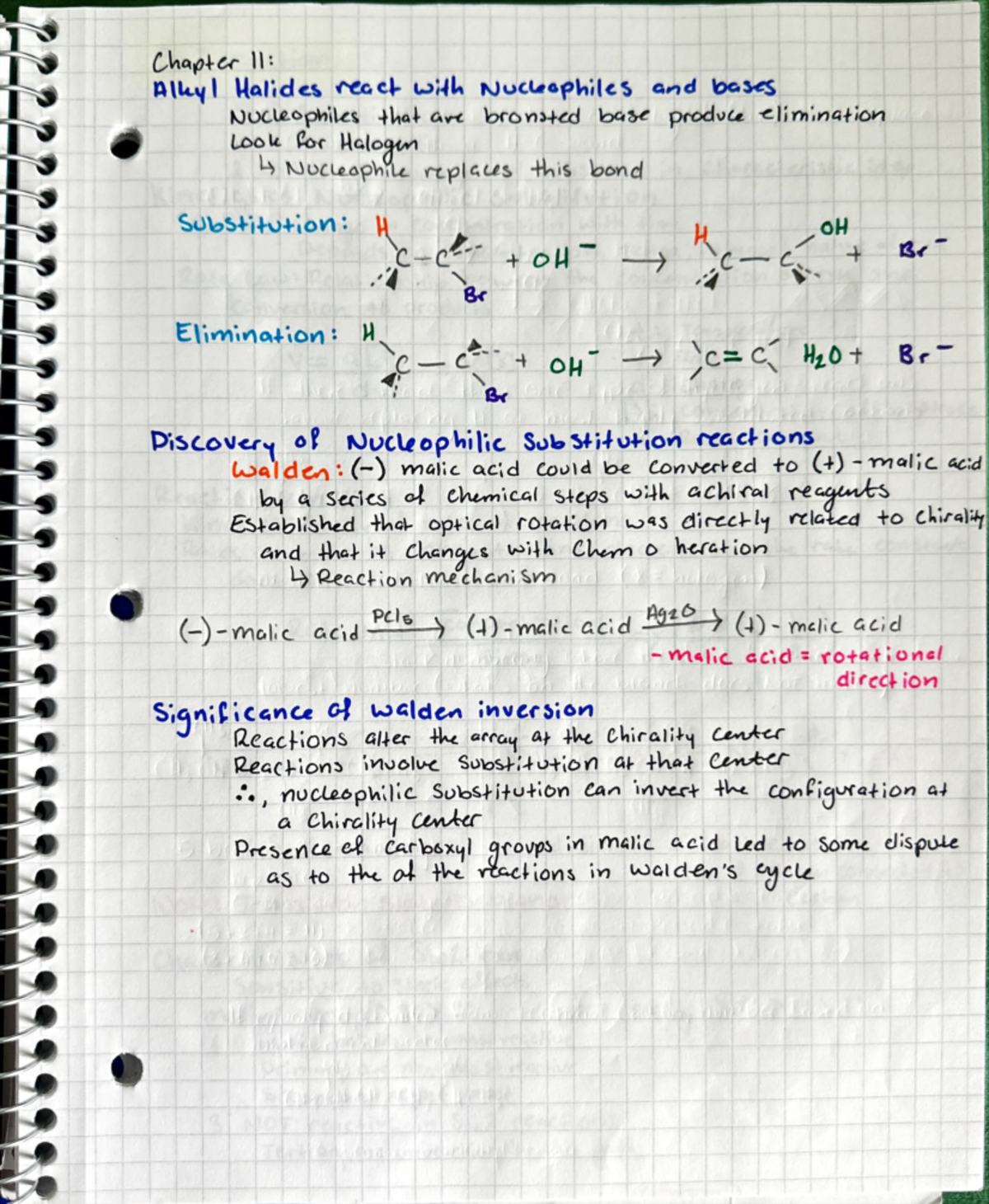 Organic 1 chapter 11 - Alkyl halides react with nucleophiles and bases ...