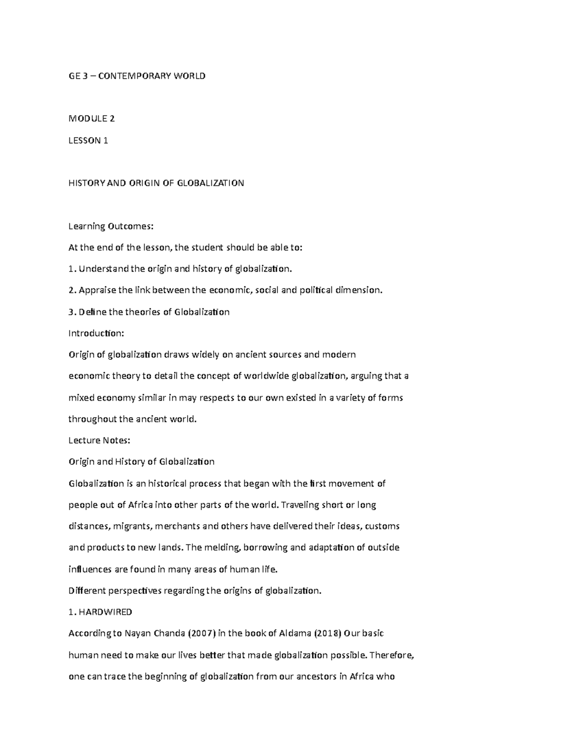Con3 - The Contemporary World program helps students to achieve their ...