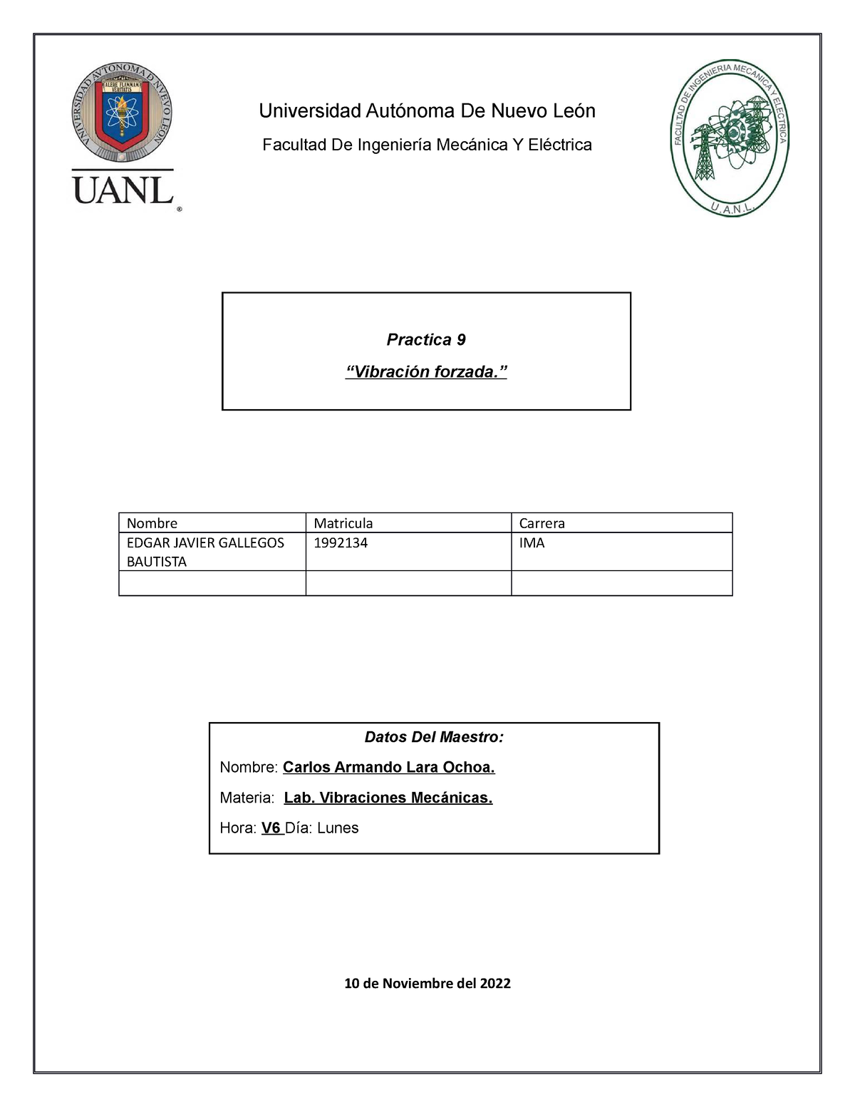 Practica-12 - Practica 12 Vibraciones Mecanicas - Universidad Autónoma ...