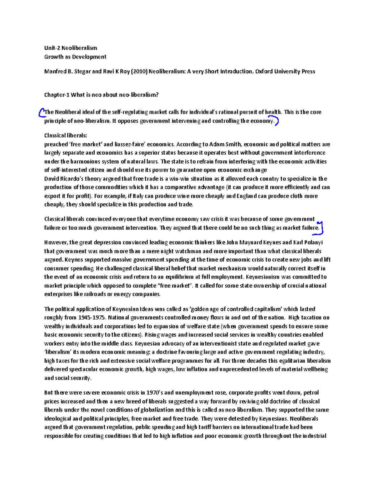 PDF document - Stegar and Ravi K Roy (2010) Neoliberalism Introduction ...
