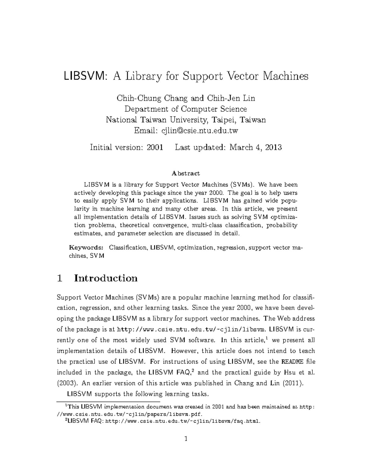 libsvm document