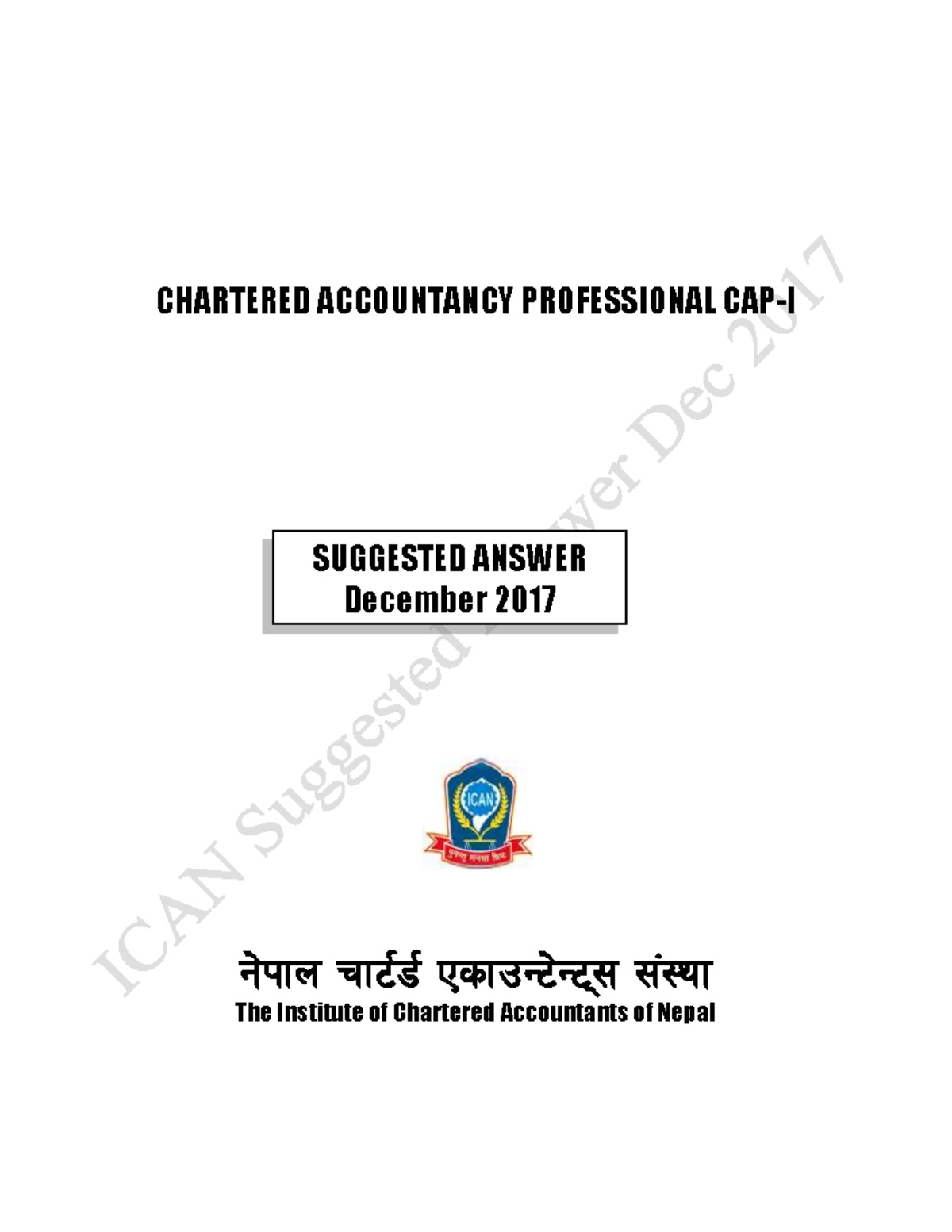 1520843909 Suggested Answer CAP I Dec 2017 - CHARTERED ACCOUNTANCY ...