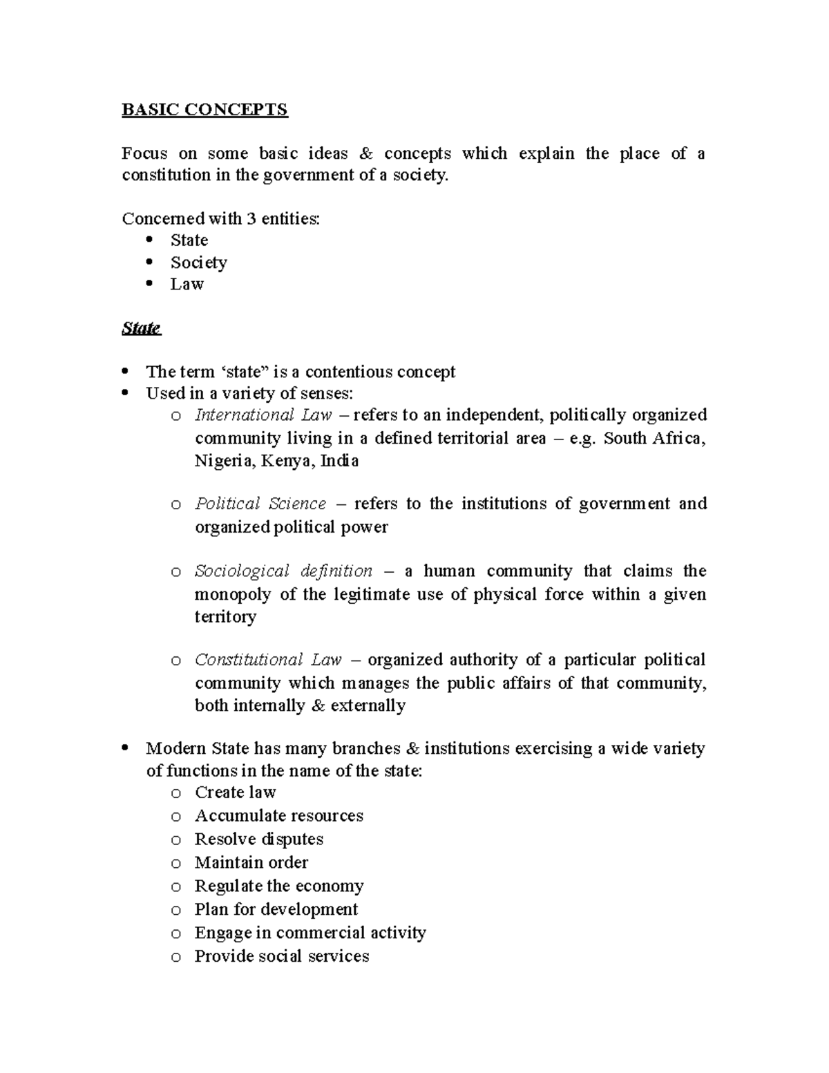 Basic Concepts 1 - Lecture Notes 1 - BASIC CONCEPTS Focus On Some Basic ...