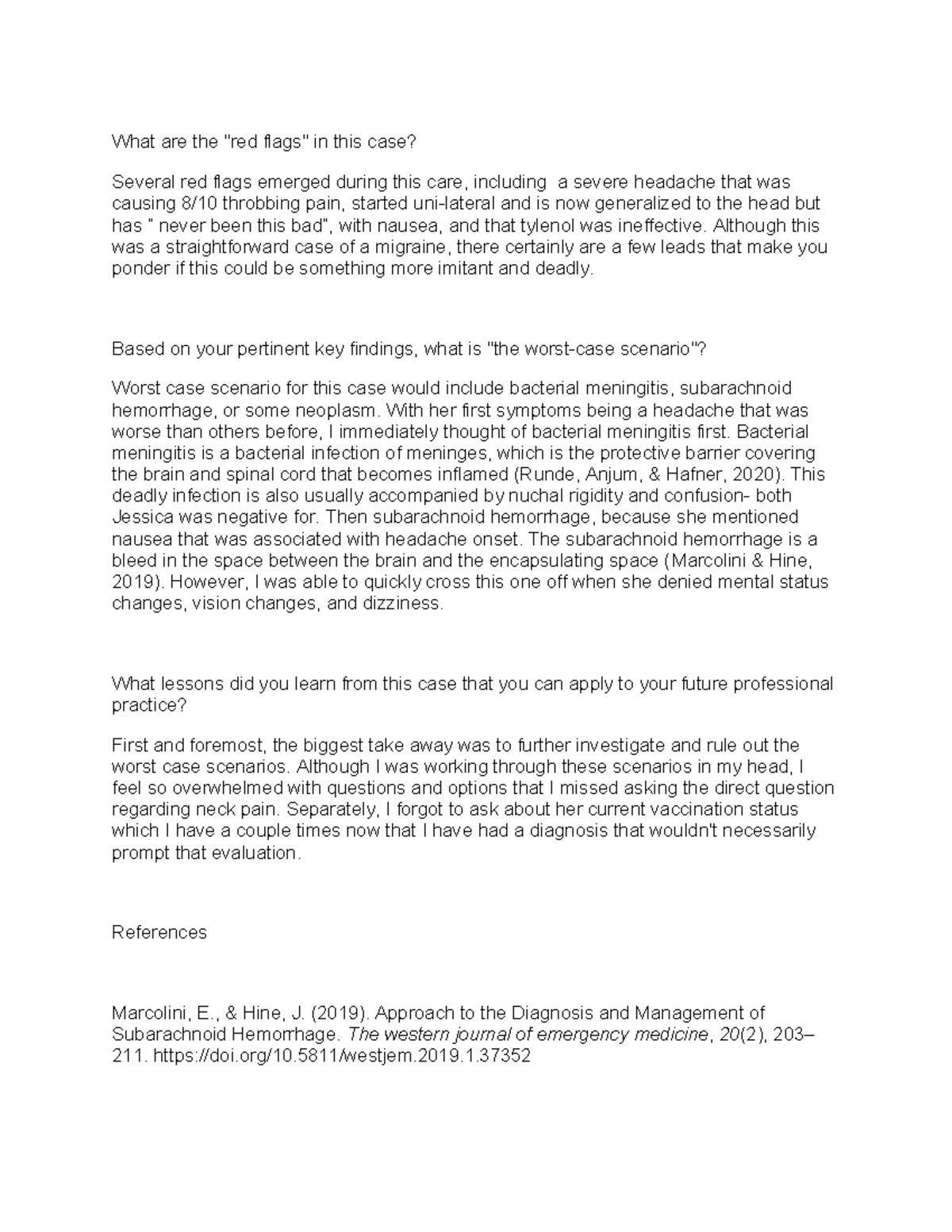 Week 6 - Physical assessment - What are the 