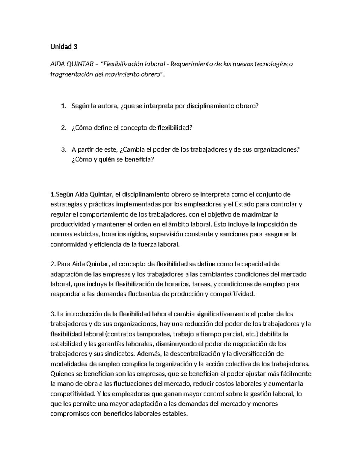 5 Unidad III, Quintar - TP RESUELTO - Unidad 3 AIDA QUINTAR ...