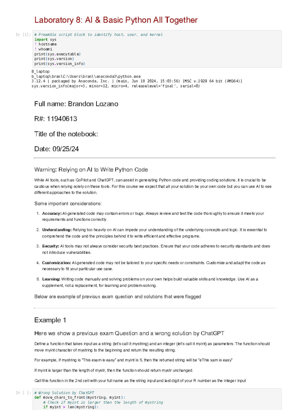 Lab008 - lab number 8 - Laboratory 8: AI & Basic Python All Together ...