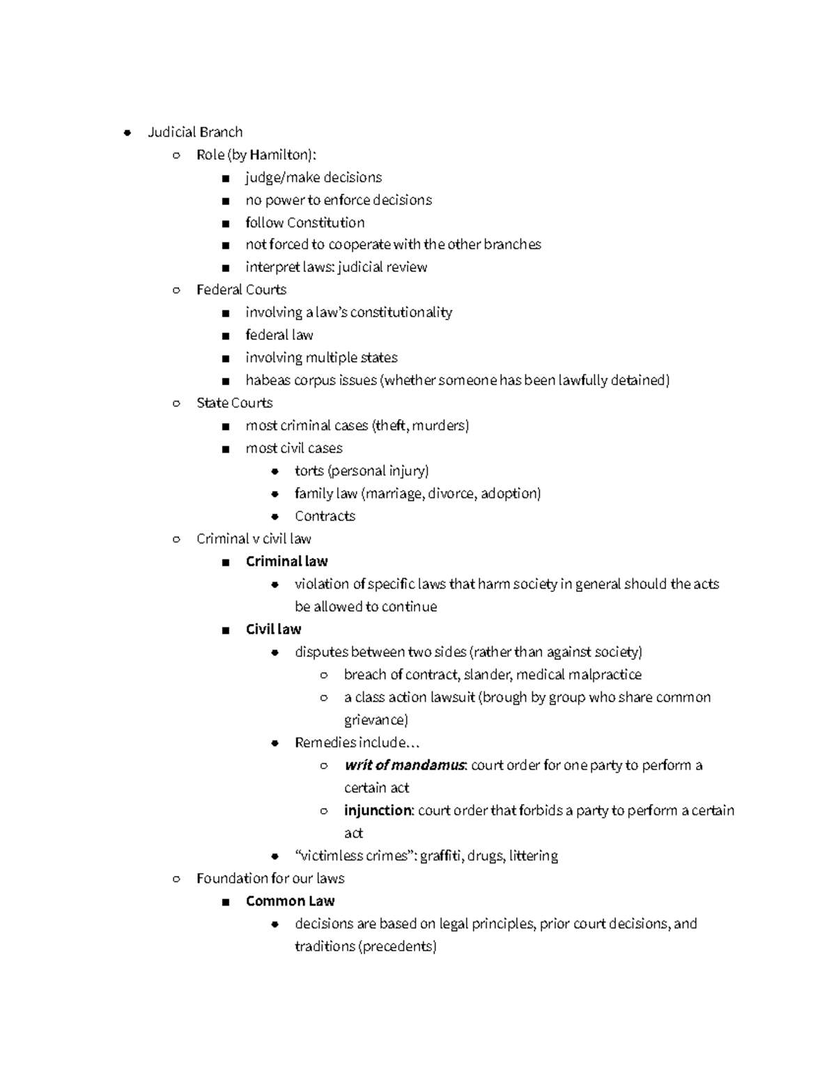 us-gov-notes-unit-3-4-of-5-judicial-branch-role-by-hamilton