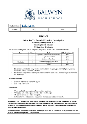 2017 neap topic 6 test solutions - PHYSICS VCE UNITS 3& DIAGNOSTIC ...