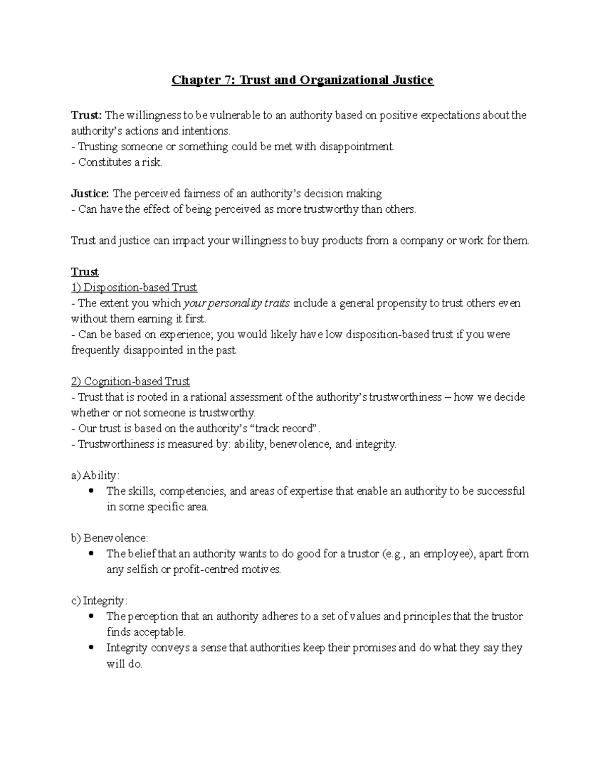 Adms 2400 chapter 7 - Summary Organisational Behaviour/Organizational ...