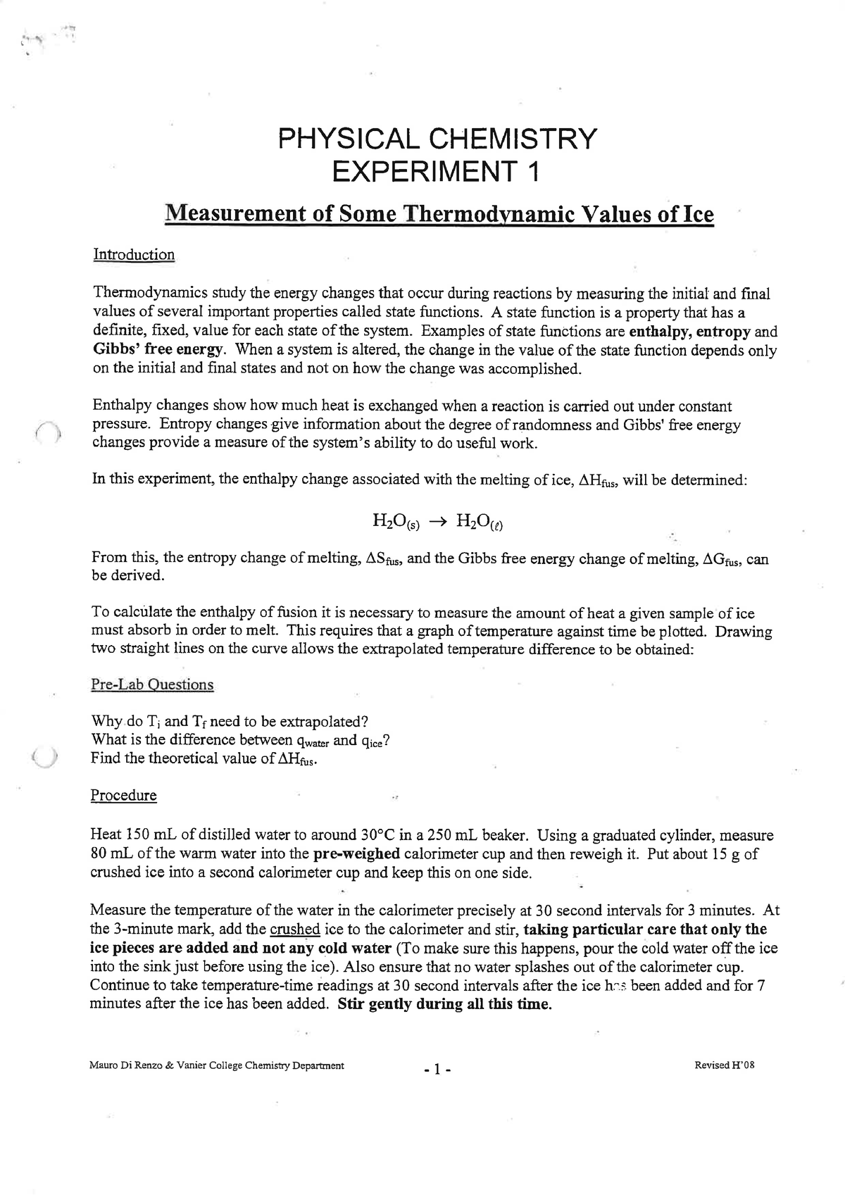 biology coursework experiment 1