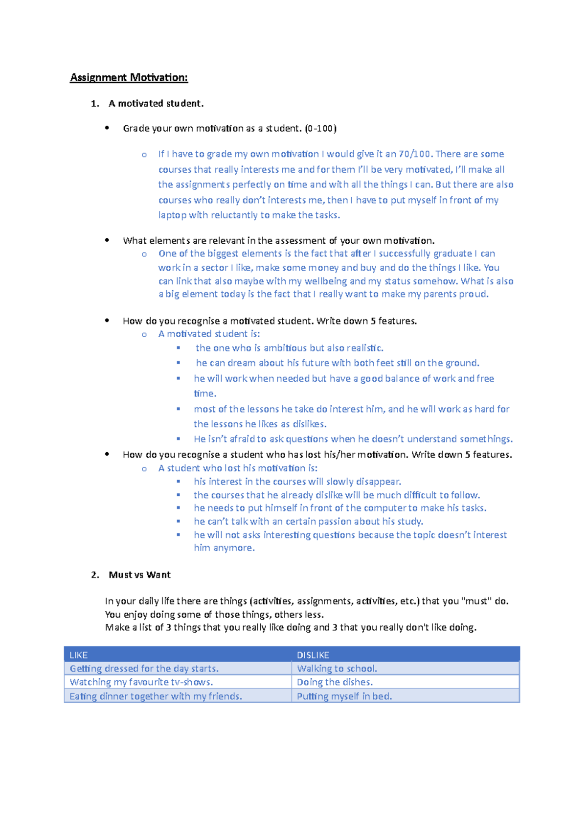 Assignment Session 5 Motivation - Assignment Motivation: A Motivated ...