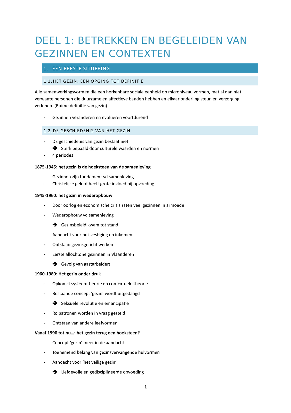 Sv Geco Samenvatting Deel 1 2 En 3 Geco Adhv Syllabus Deel 1