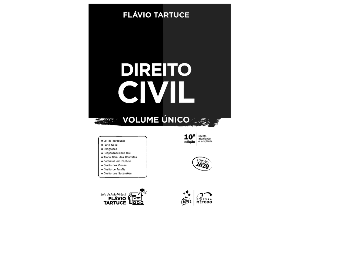 2020 Tartuce Manual Direito Civil - Revista, 10 A Atualizada Lei De ...