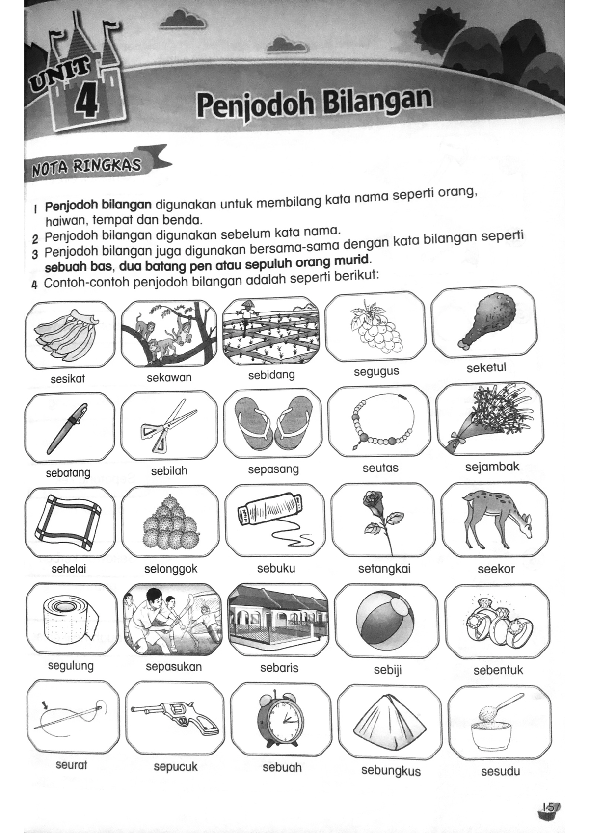 Latihan Penjodoh Bilangan Tahun 4 300 Soalan Penjodoh Bilangan Nota