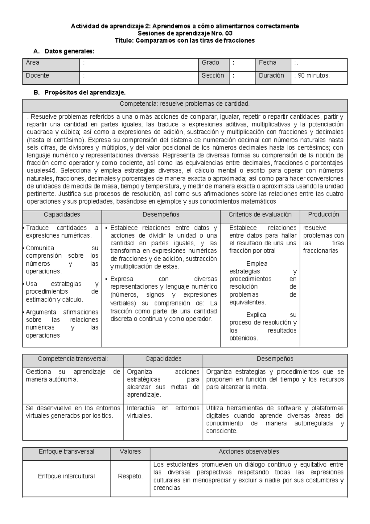 5° SUB ACT-3 MAT ACT-1 EXP-4 - Actividad de aprendizaje 2: Aprendemos a ...