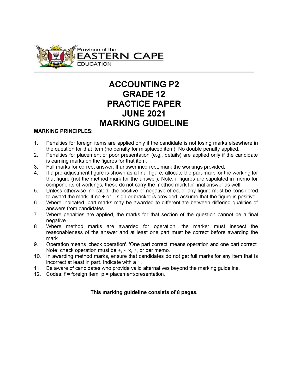 accounting grade 12 case study term 3 2021 memorandum