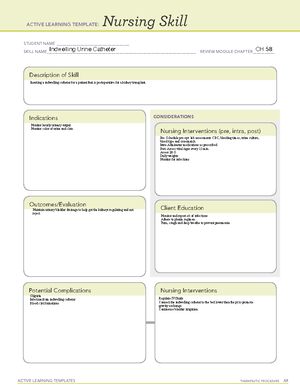 PEDS ATI - ATI Template - ACTIVE LEARNING TEMPLATES THERAPEUTIC ...