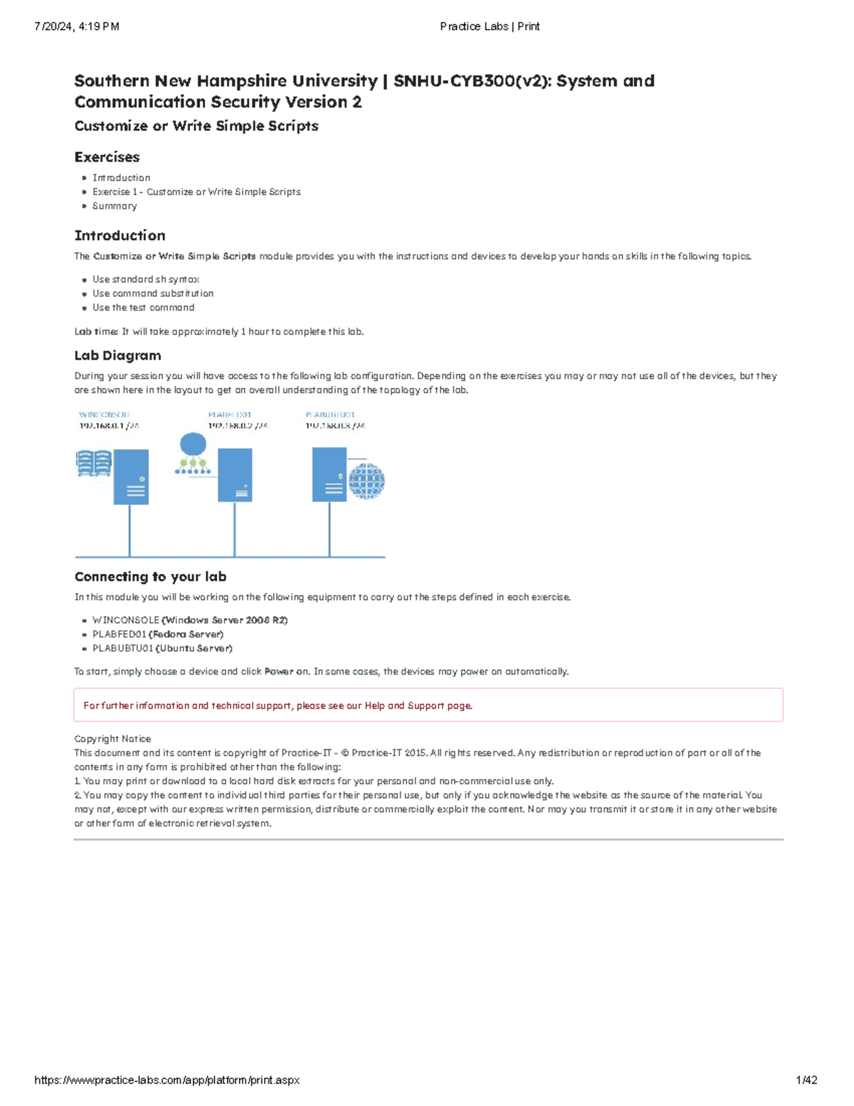 Customize or Write Simple Scripts System and Communication Security ...