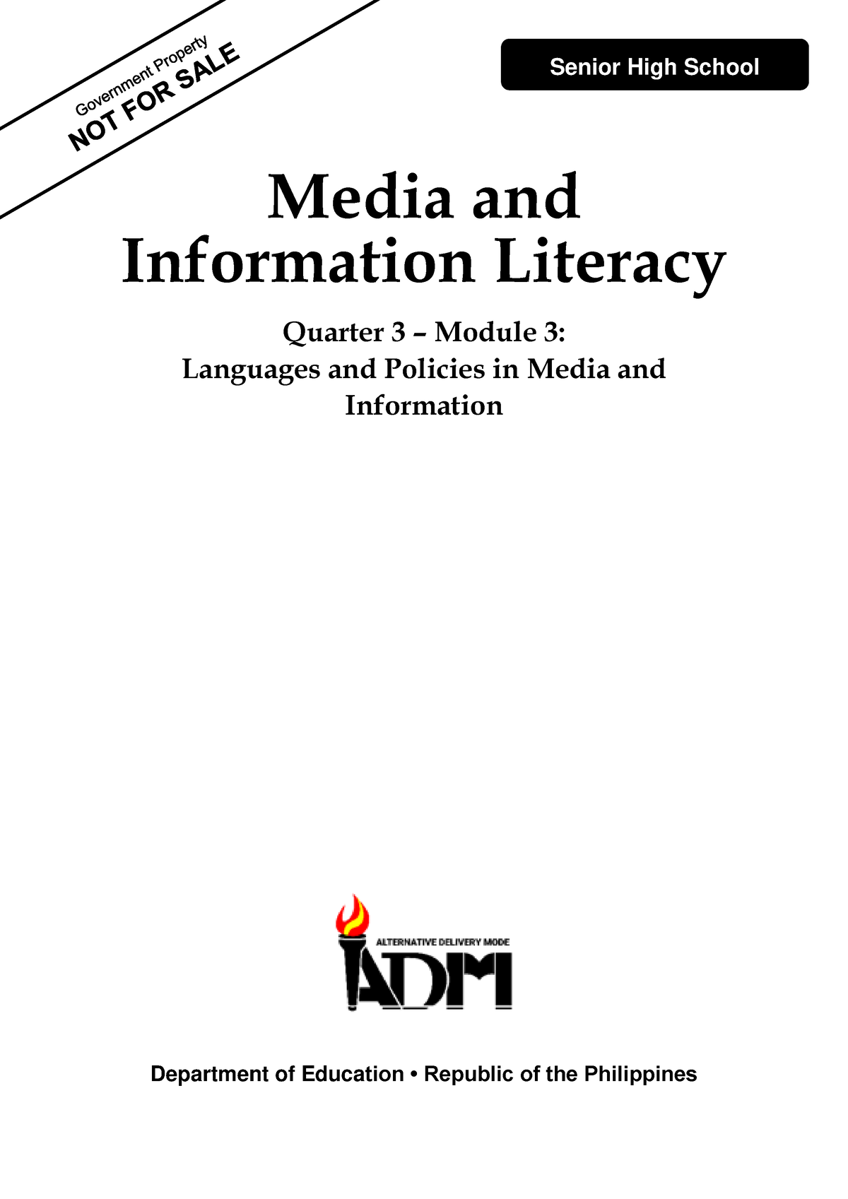 MIL11 Q3 MOD3 V1 - Mil - Media And Information Literacy Quarter 3 ...