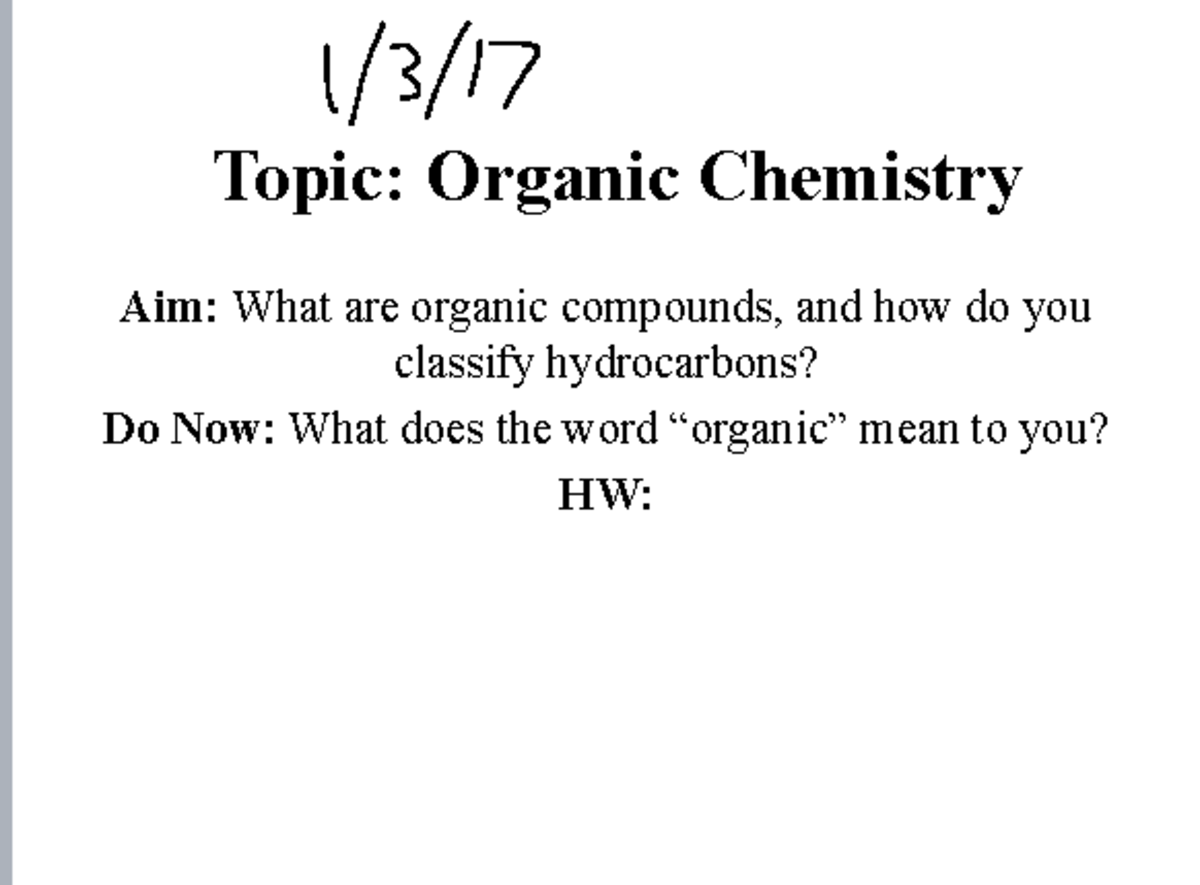 lesson-1-organic-topic-organic-chemistry-aim-what-are-organic