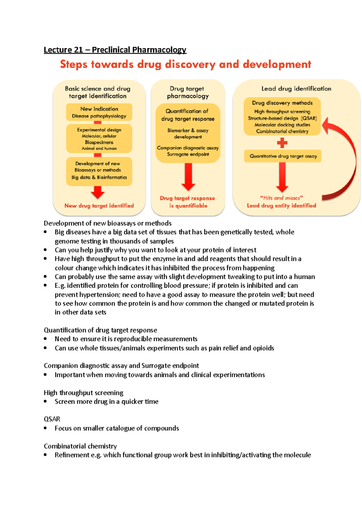 Lecture 21 - Lecture 21 – Preclinical Pharmacology Development Of New ...