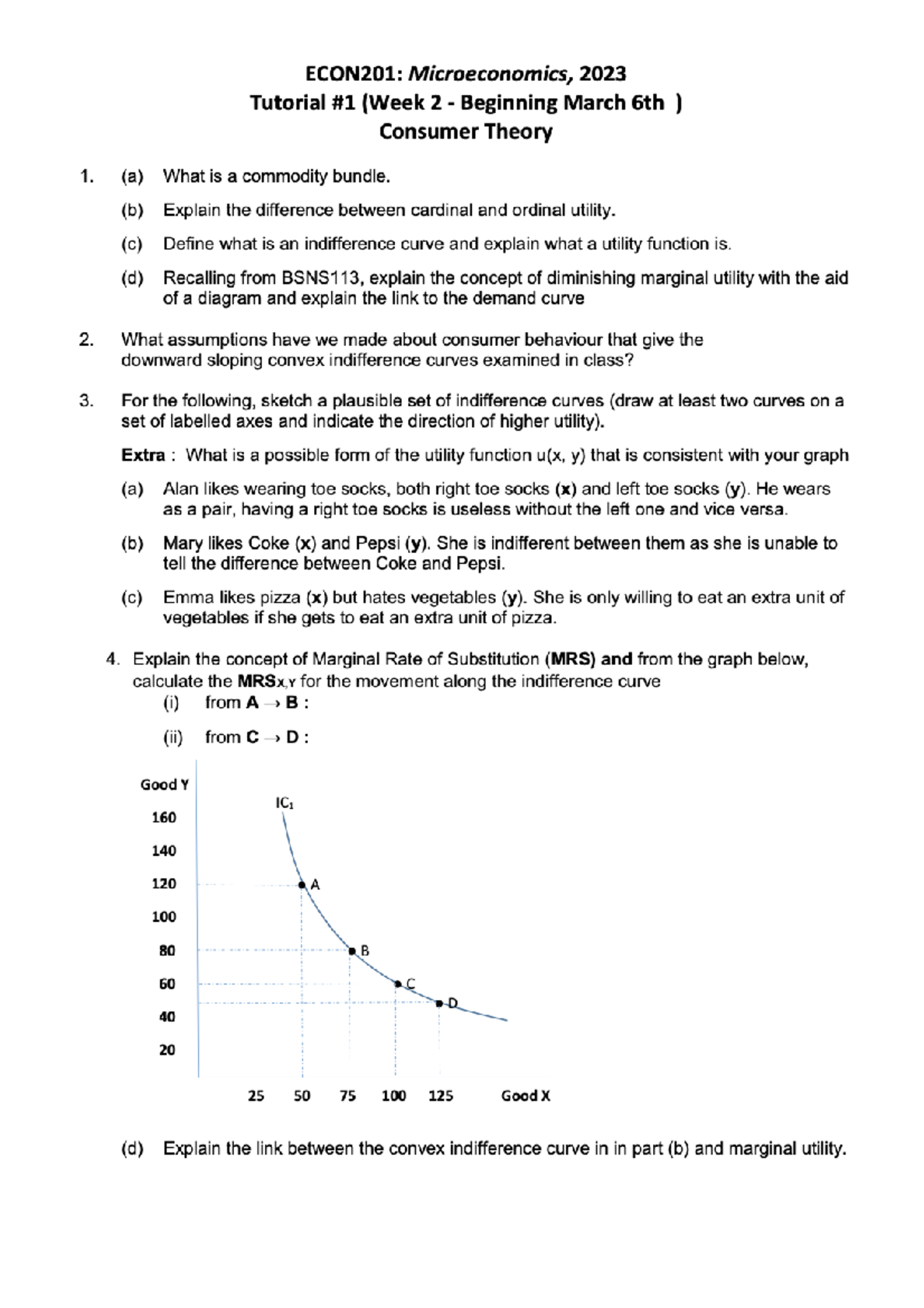 All Tutorials Econ201 - Introduction To Microeconomics - Studocu