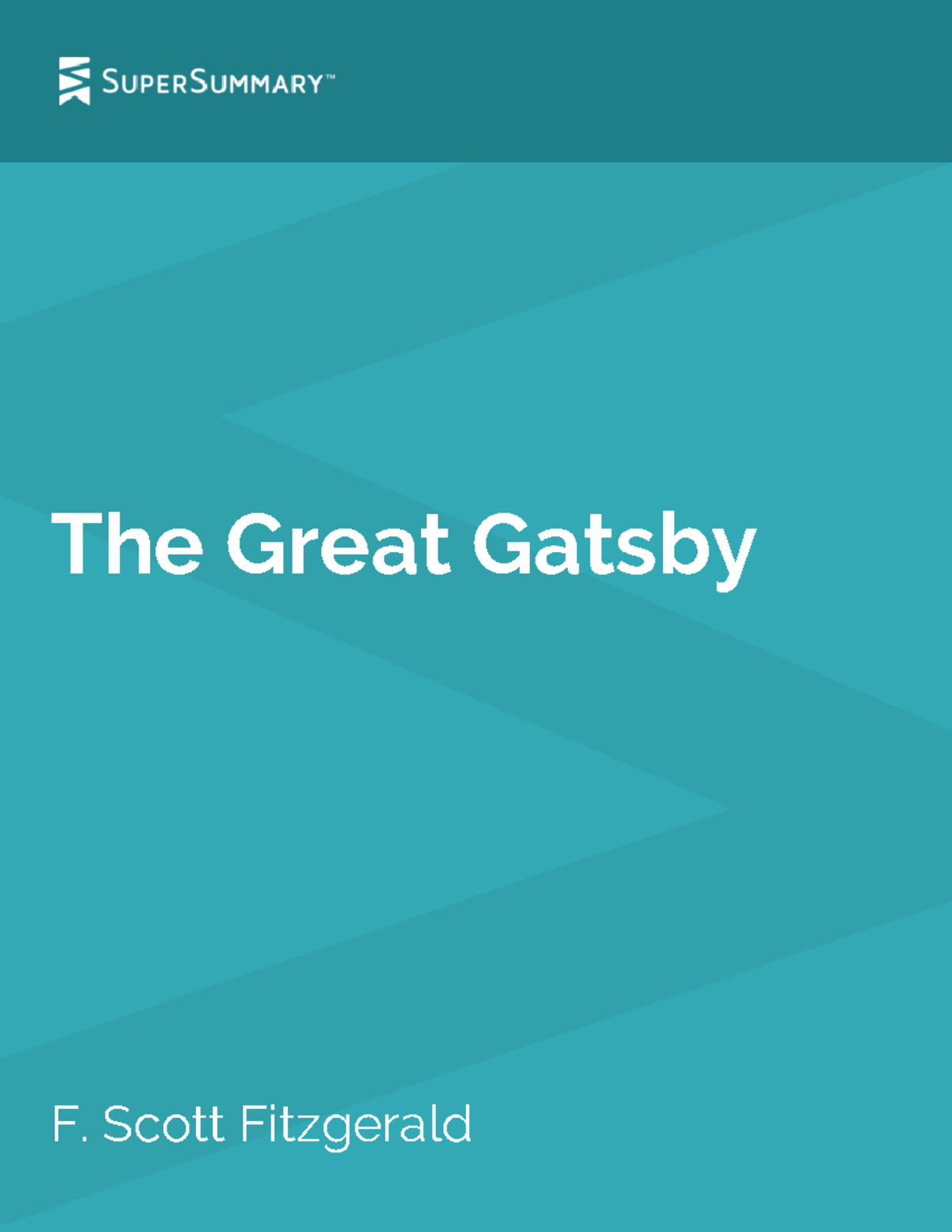 The Great Gatsby - Super Summary Study Guide - The Great Gatsby F ...