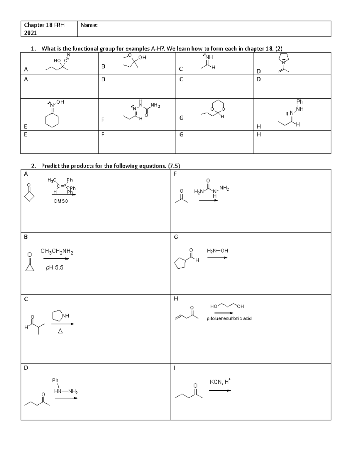 Chapter 18 FRH 2021. PRactice - Chapter 18 FRH 2021 Name: What is the ...
