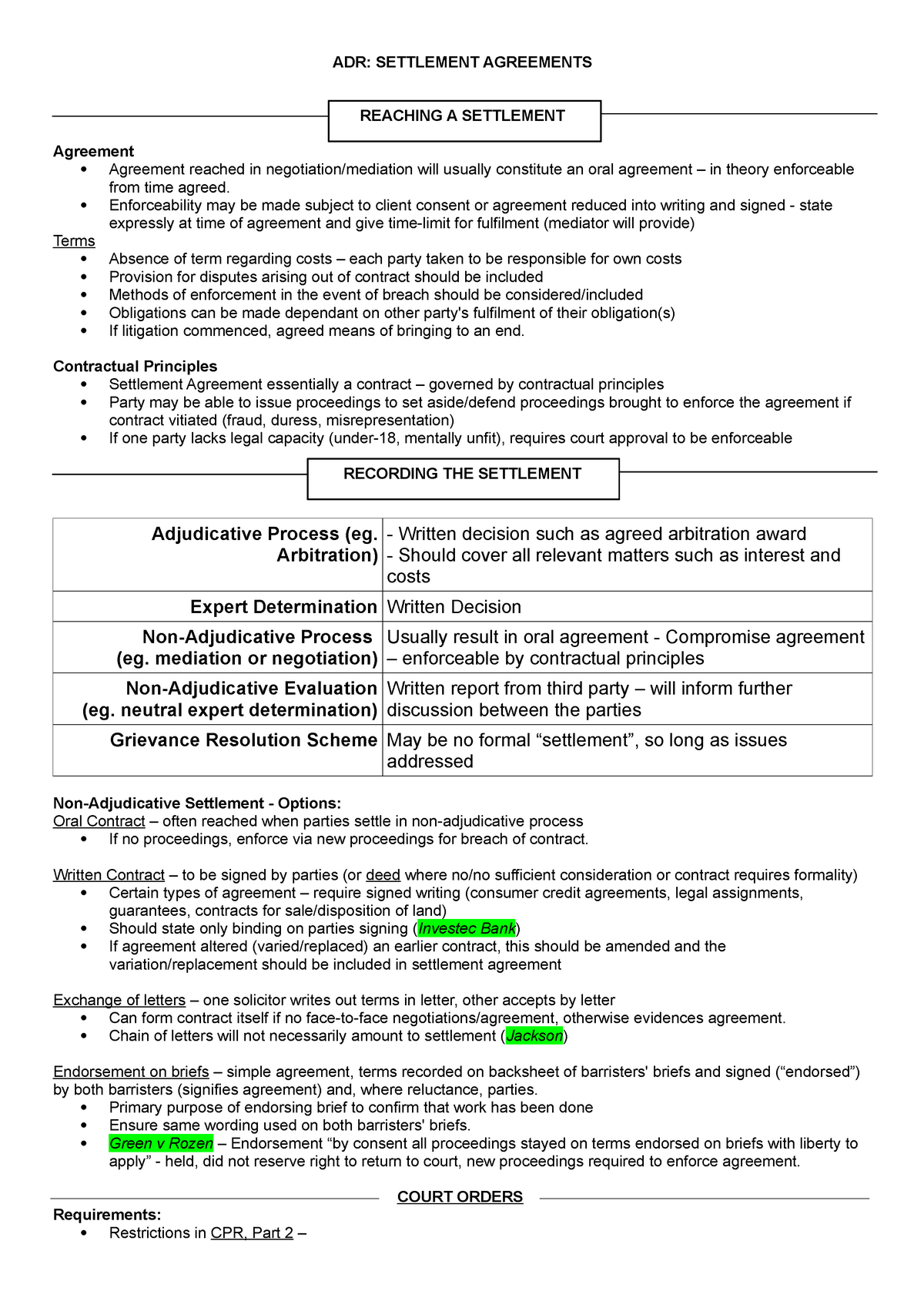 settlement-agreements-2013-adr-settlement-agreements-reaching-a