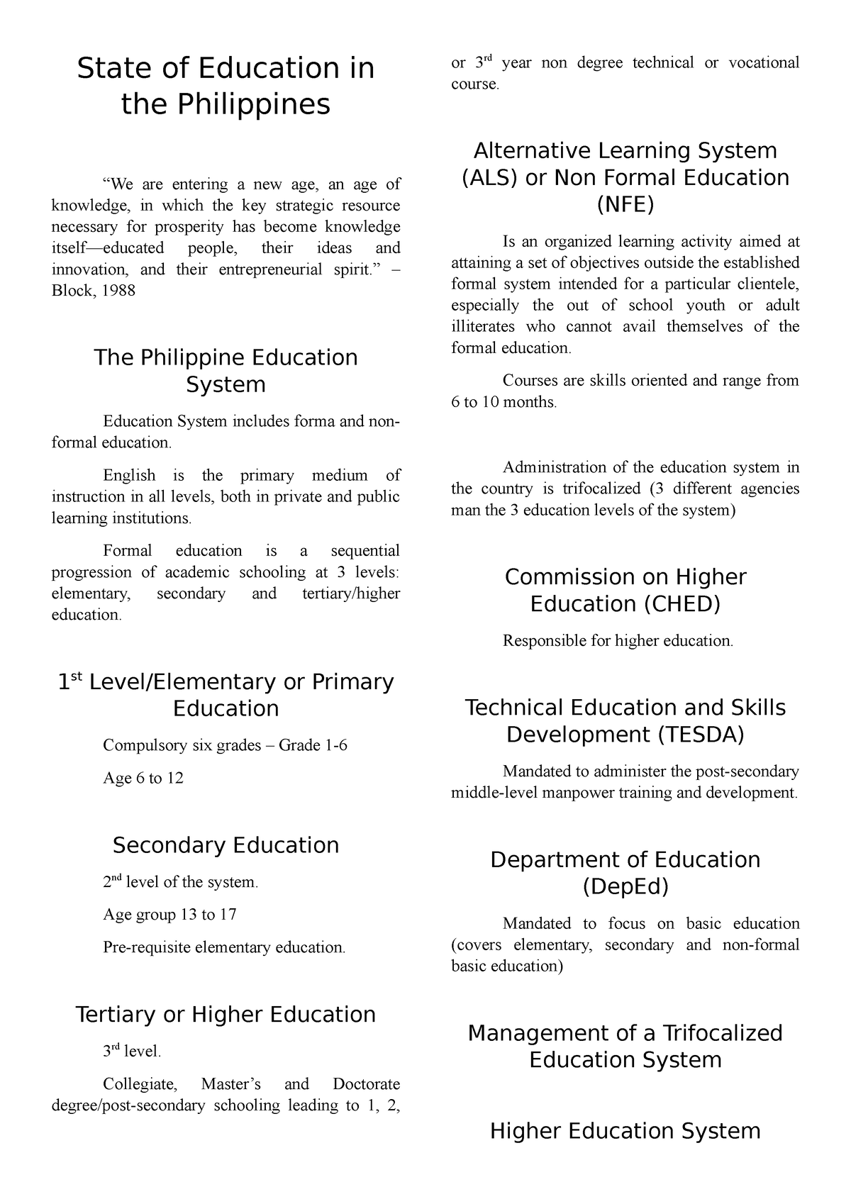 lecture-in-educ-201-state-of-education-in-the-philippines-state-of