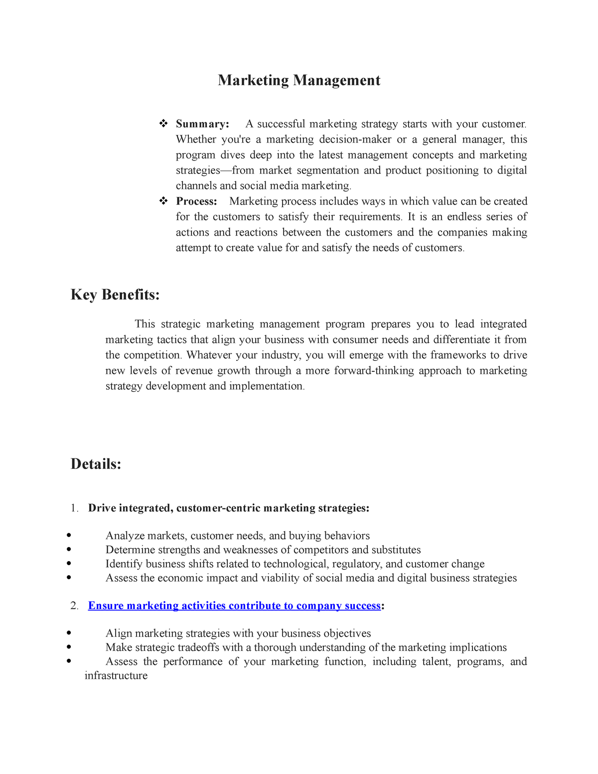 marketing-management-lecture-notes-1-marketing-management-summary