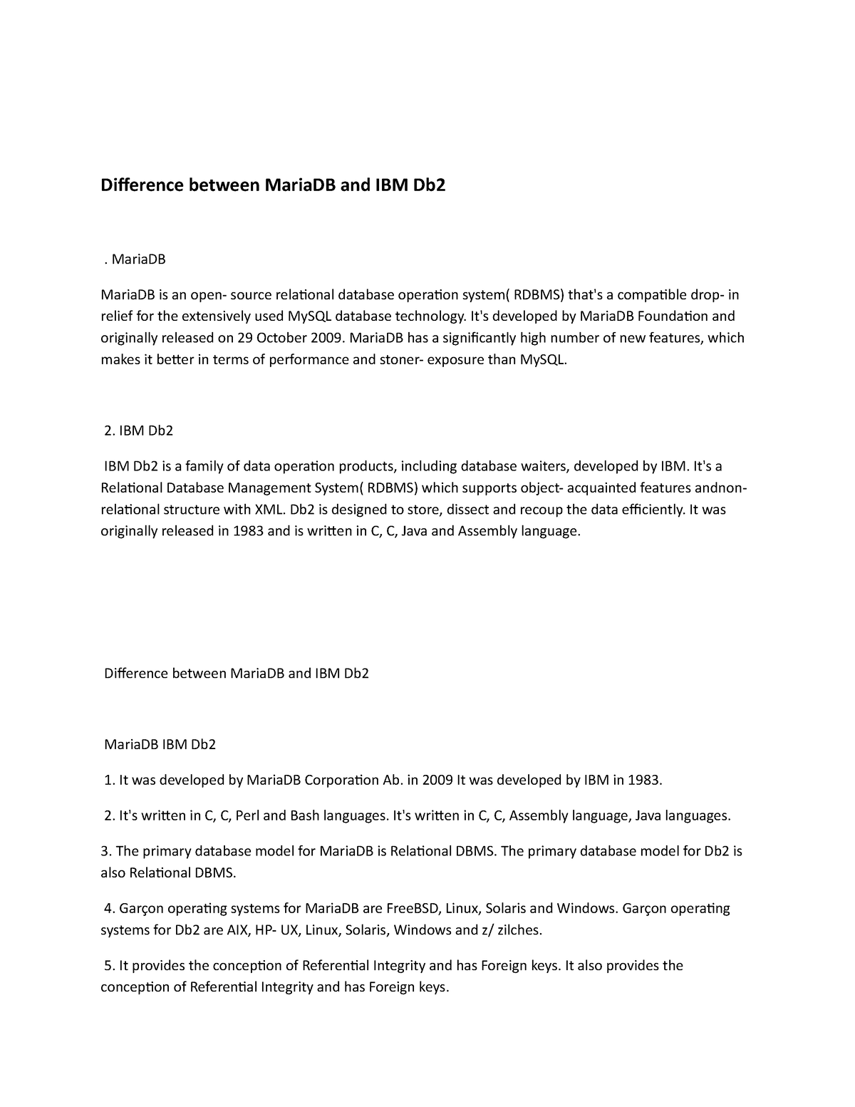 difference-between-maria-db-and-ibm-db2-mariadb-mariadb-is-an-open