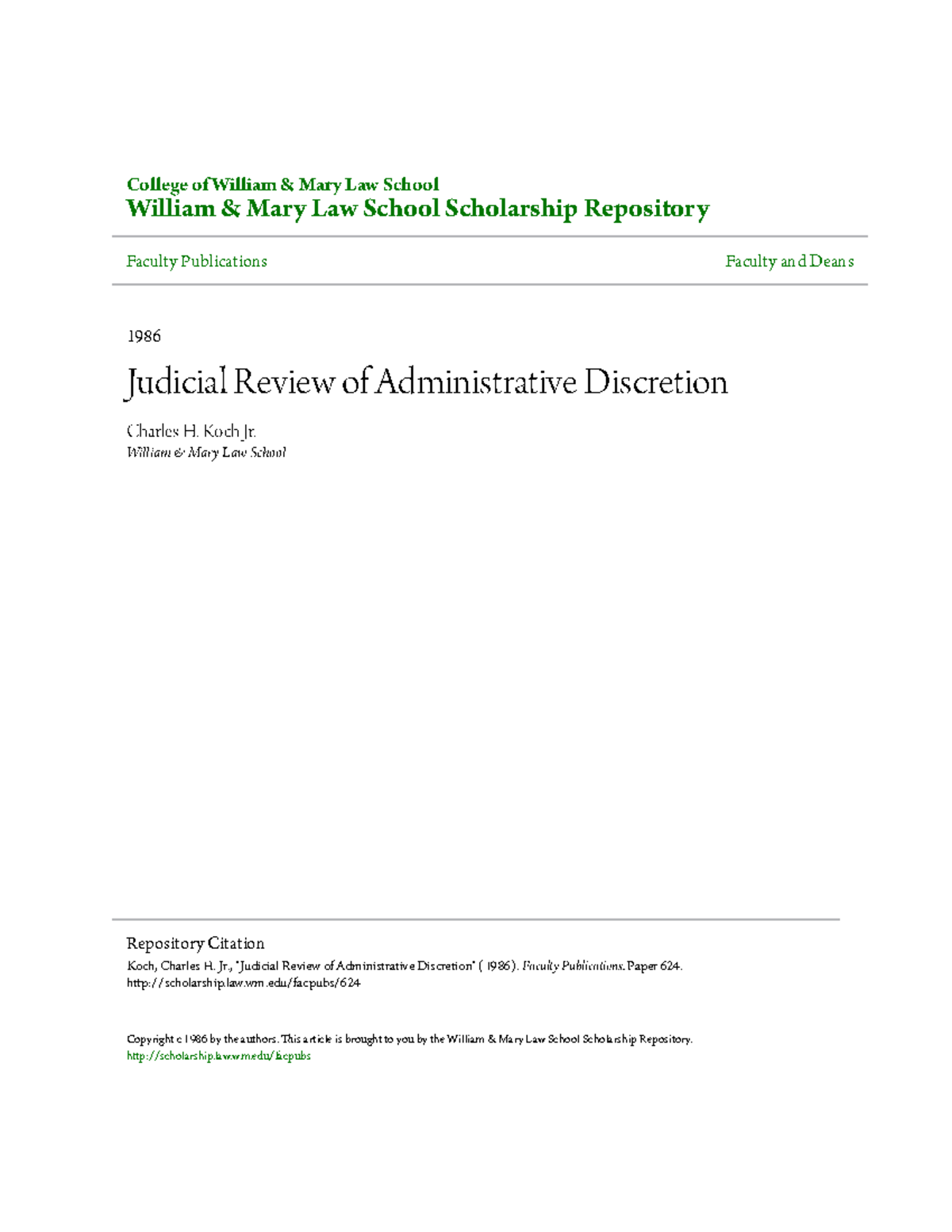 Judicial Review Of Administrative Discretion - Copy - College Of ...